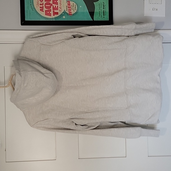 Eddie Bauer • Faux Fur Lined Marled Hoodie with Thumb holes and Pockets, Size L - Picture 7 of 7